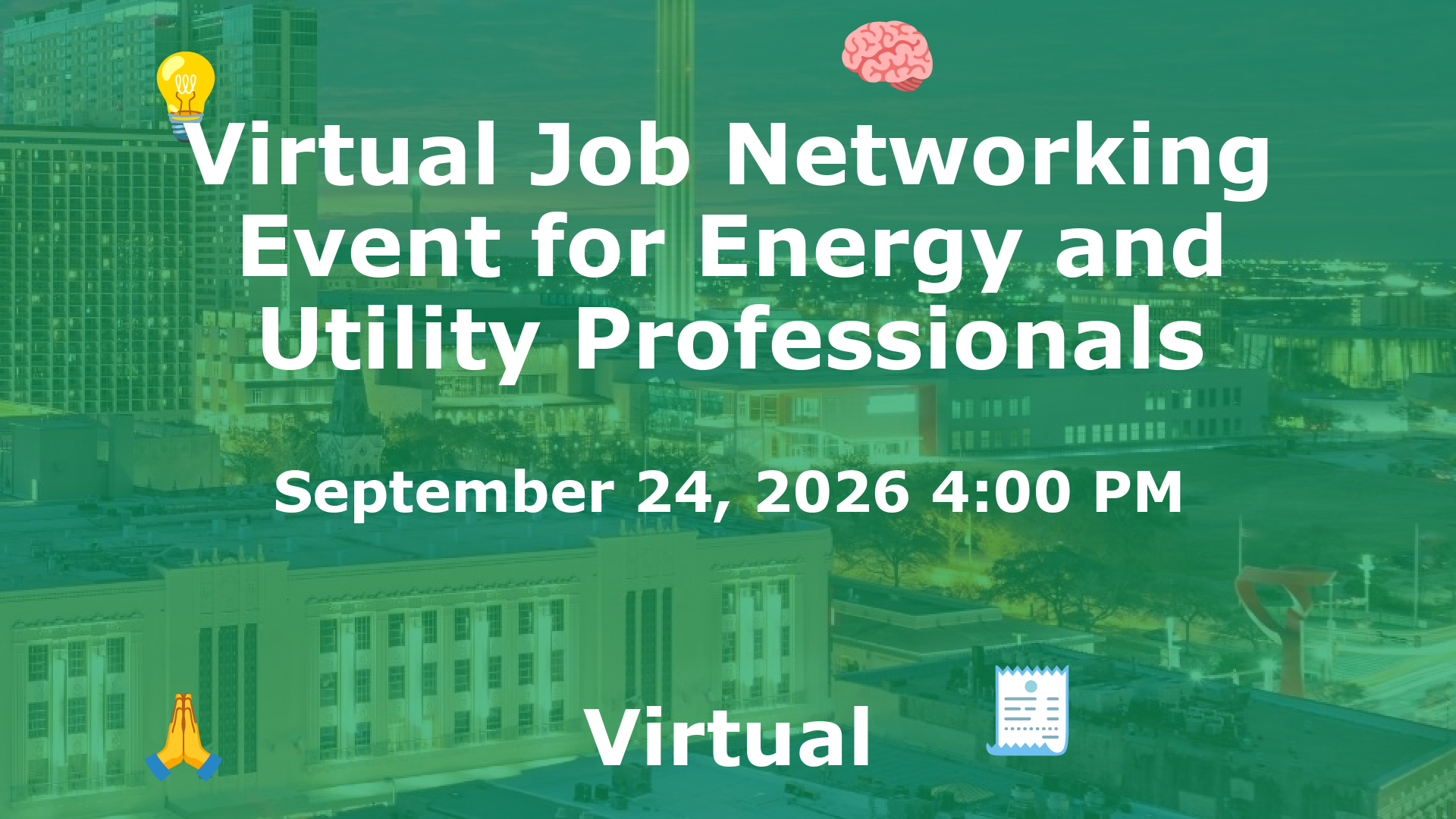 Virtual Job Networking Event for Energy and Utility Professionals event image